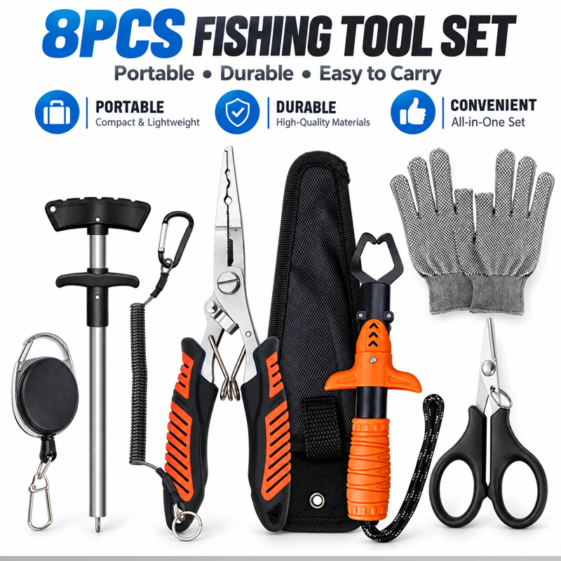 プロ仕様の多機能フィッシングプライヤーセット。魚の口を挟むた - Fishing Line Cutter のレビューと価格