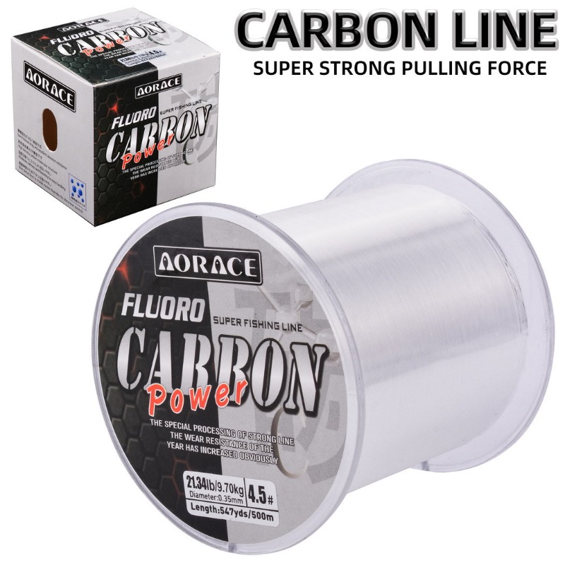 500 メートルフロロカーボン釣り糸輸入カーボンファイバーナ - Ice Fishing Line のレビューと価格